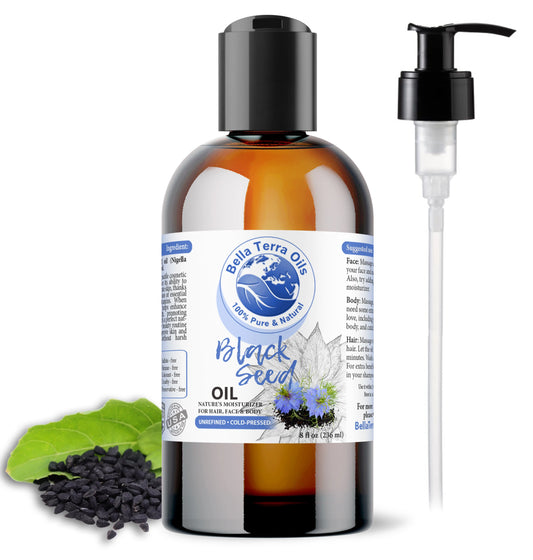 Black Seed Oil: Cold-Pressed, Natural, Versatile for Health and Wellness - Bella Terra Oils