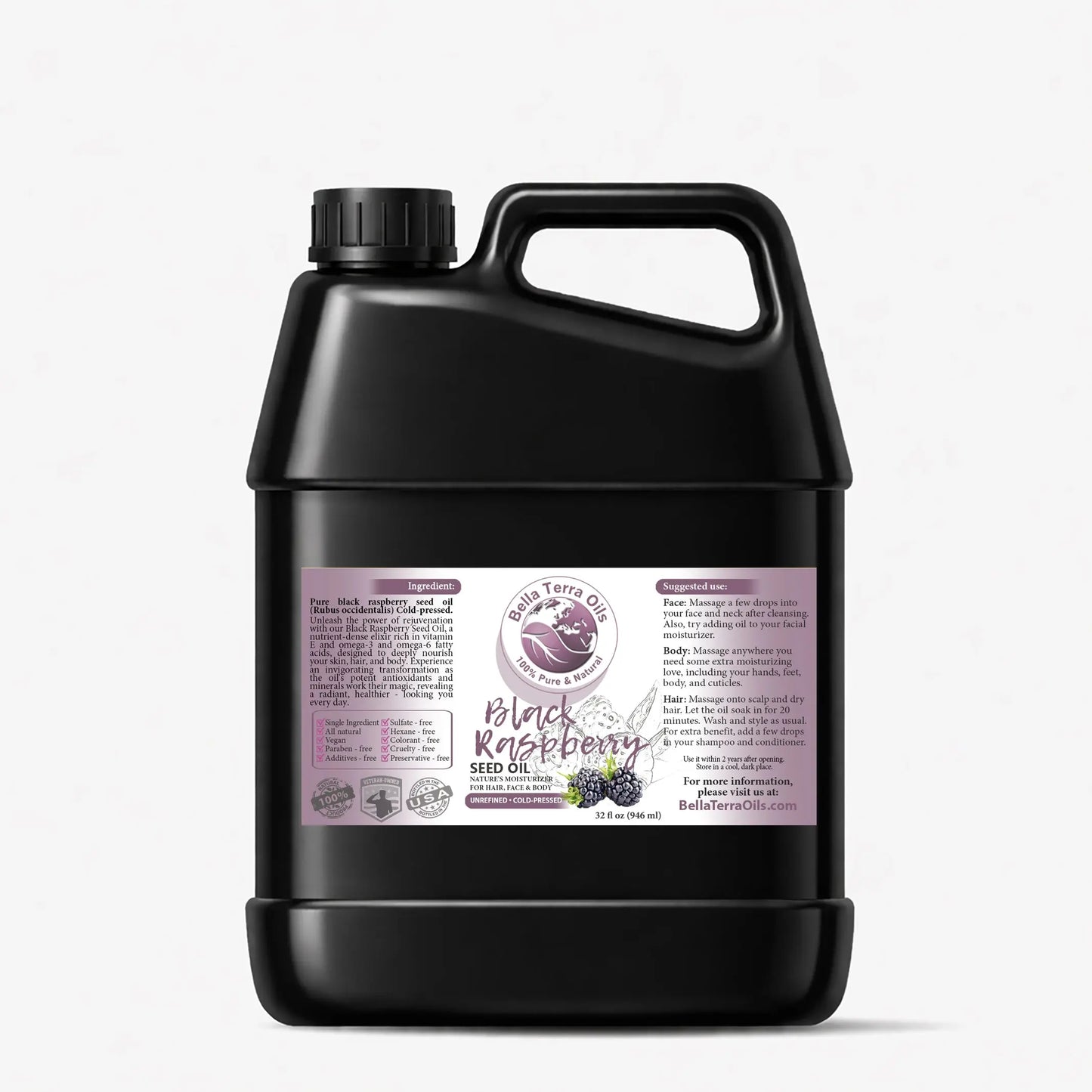 Black Raspberry Seed Oil Gallon - 128oz