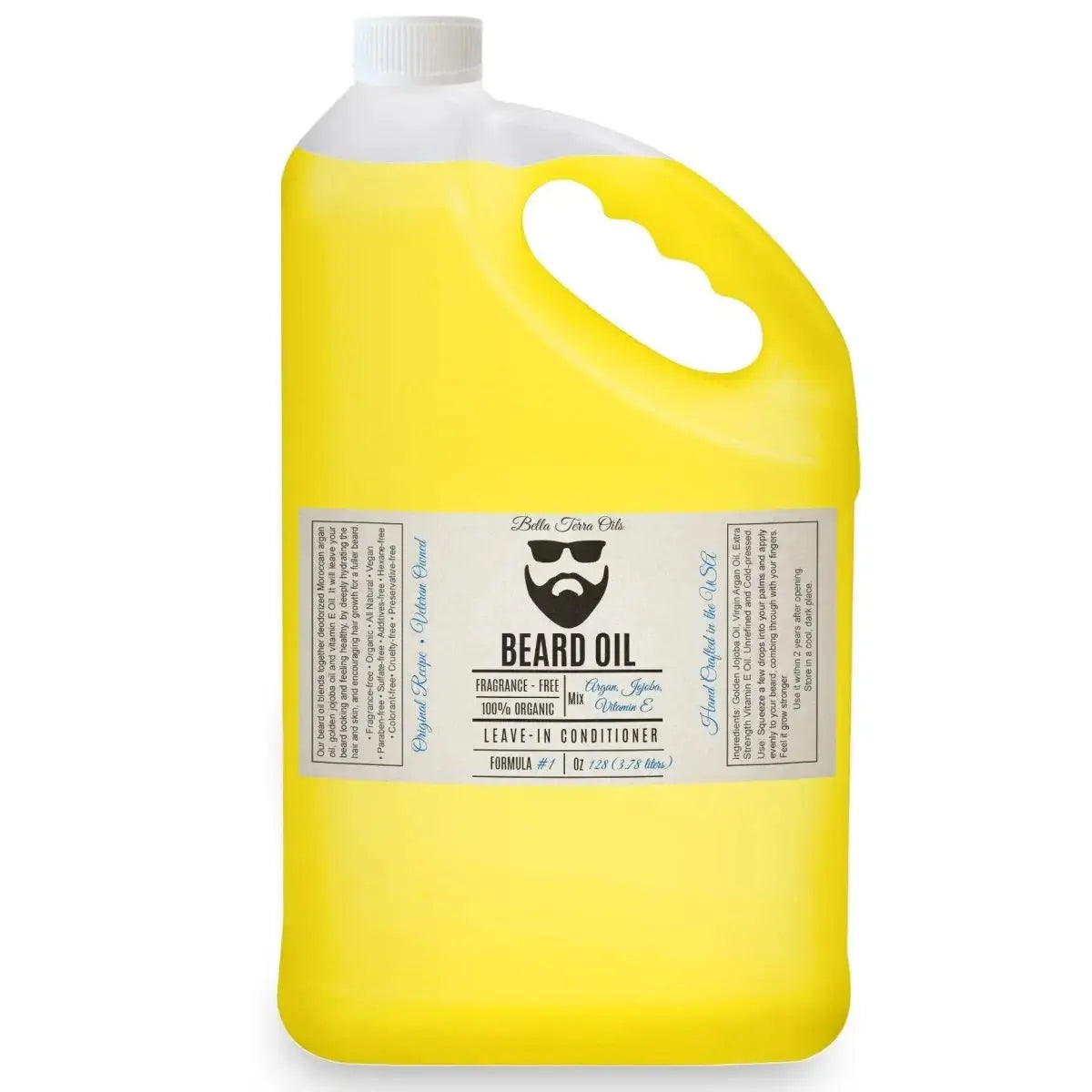 Beard Oil: Premium Blend, Nourishes & Softens, Ideal for Facial Hair Care - Bella Terra Oils