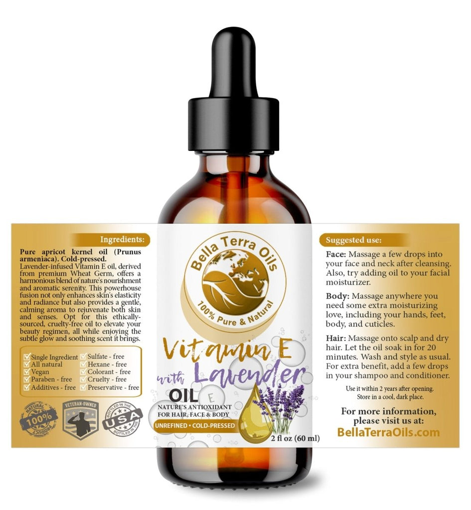 Vitamin E & Lavender Fusion - Bella Terra Oils