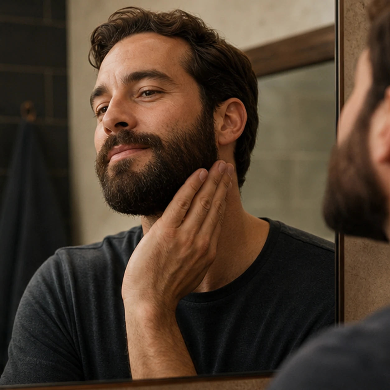Bottle of Argan Oil for a simple grooming routine