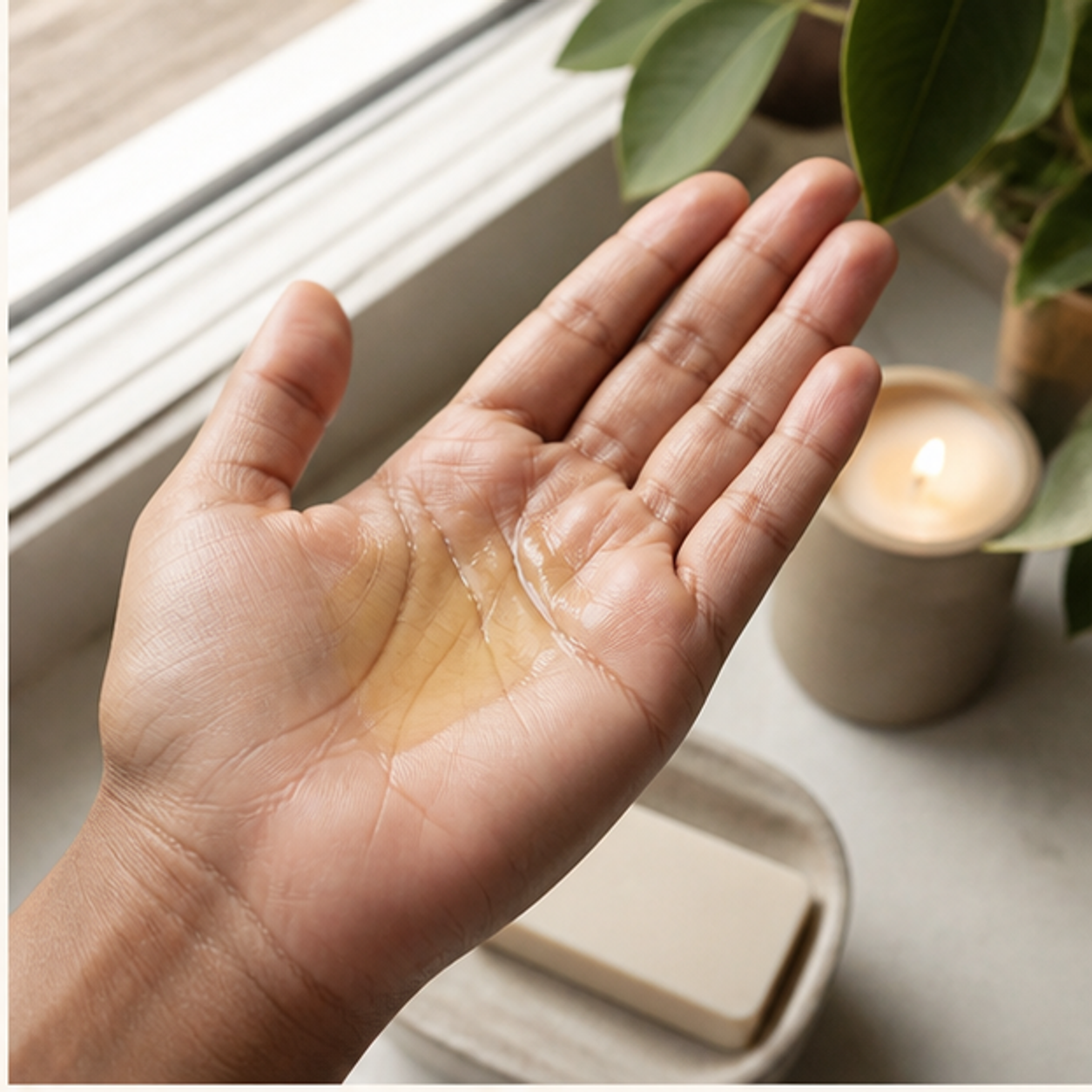 Neem Seed Oil hands · 1 drop ritual