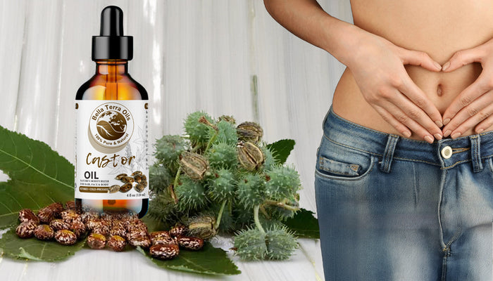 How to Apply Castor Oil Around the Belly Button