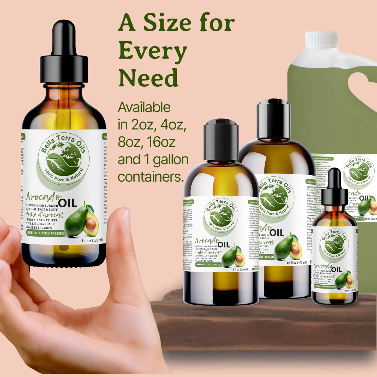 Avocado Oil Gallon - 128oz