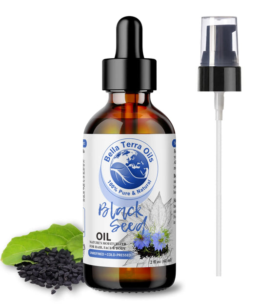 Black Seed Oil: Cold-Pressed, Natural, Versatile for Health and Wellness - Bella Terra Oils