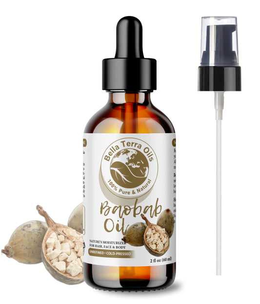 Baobab Oil: Cold-Pressed, Pure, Extracted from African Baobab Seeds - Bella Terra Oils