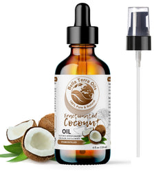 4 oz Fractionated Coconut Oil packaging