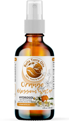 4 oz Orange Blossom Water packaging