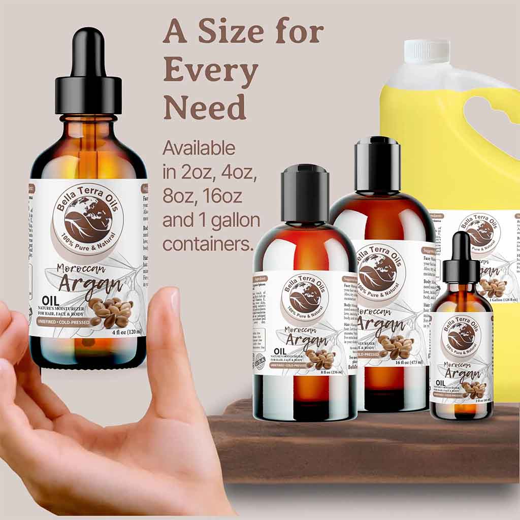 Bulk Wholesale Argan Oil Gallon - Bella Terra Oils