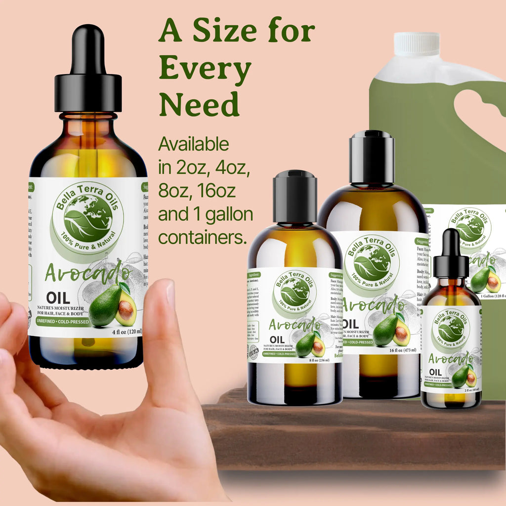 Bulk Wholesale Avocado Oil Gallon - Bella Terra Oils