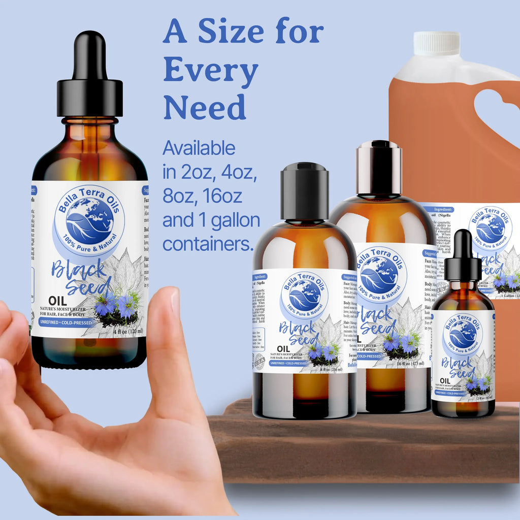 Bulk Wholesale Black Seed Oil Gallon - Bella Terra Oils