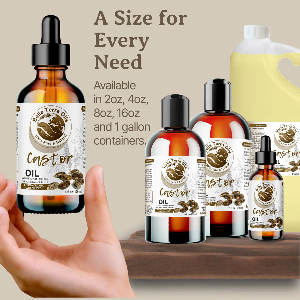 Bulk Wholesale Castor Oil Gallon - Bella Terra Oils