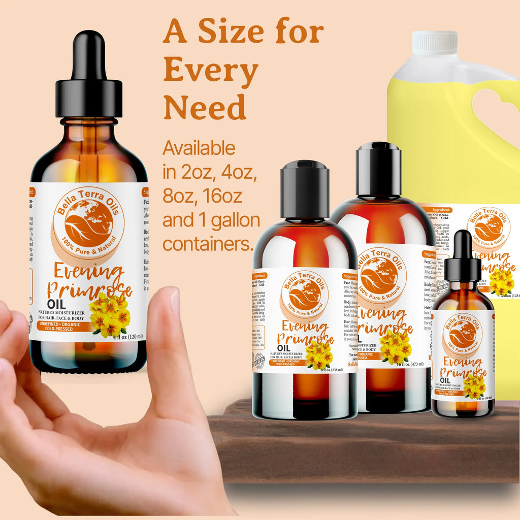 Bulk Wholesale Evening Primrose Oil Gallon - Bella Terra Oils