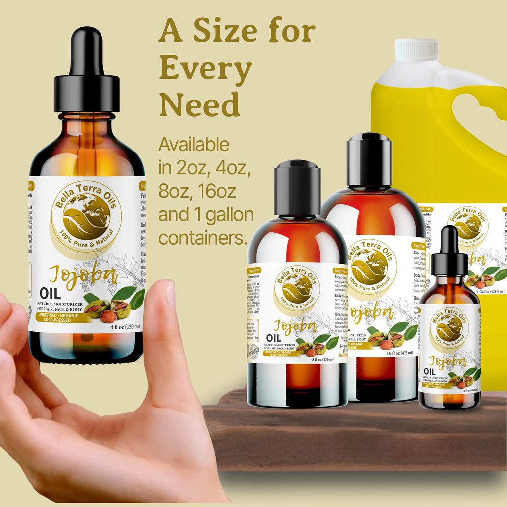 Bulk Wholesale Jojoba Oil Gallon - Bella Terra Oils