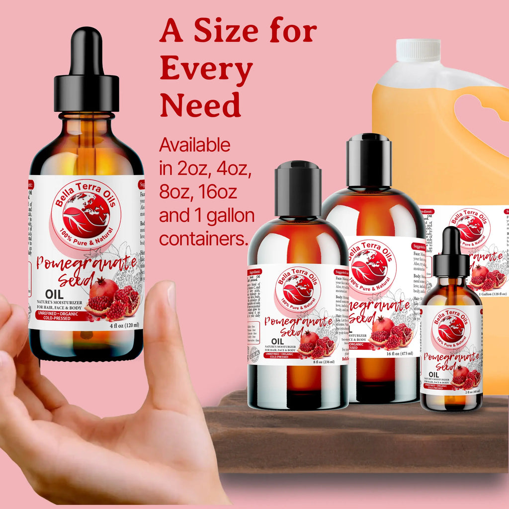 Bulk Wholesale Pomegranate Seed Oil - Gallon - Bella Terra Oils