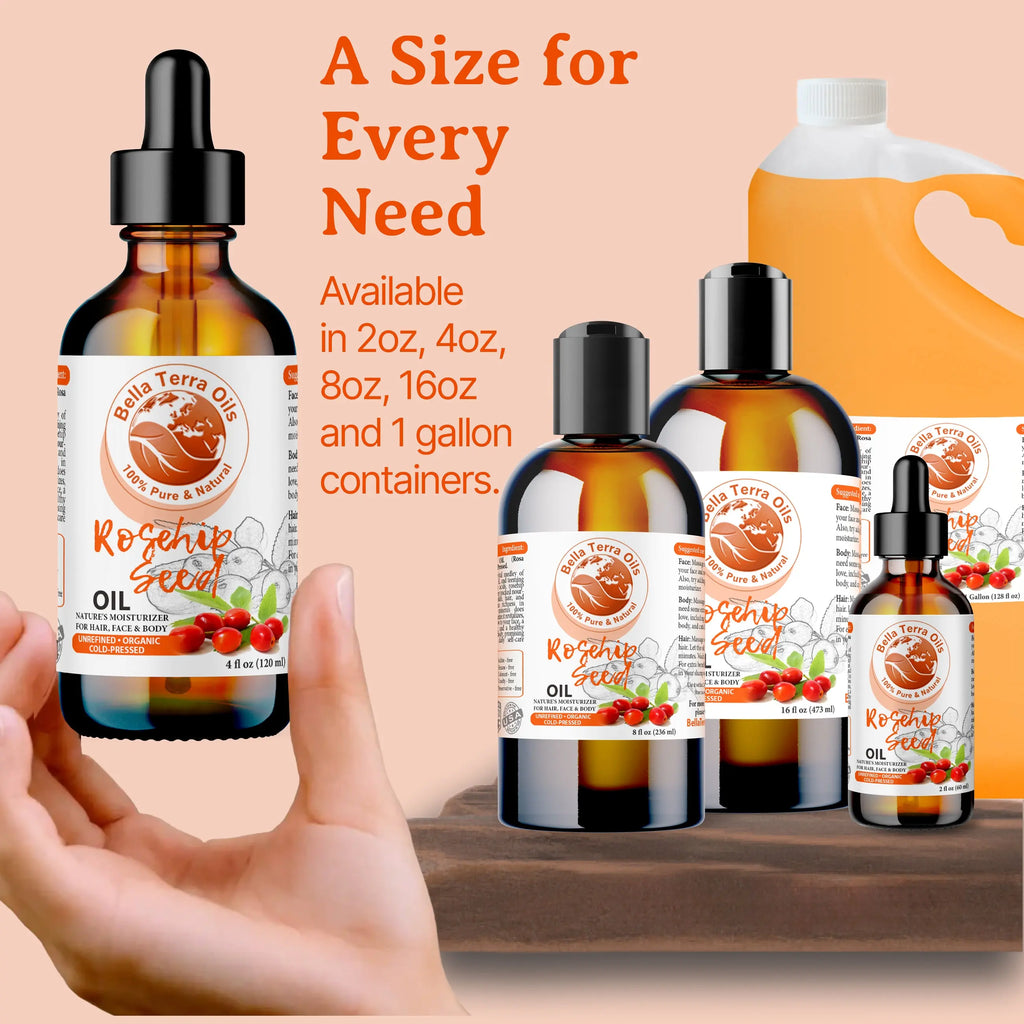 Bulk Wholesale Rosehip Seed Oil Gallon - Bella Terra Oils