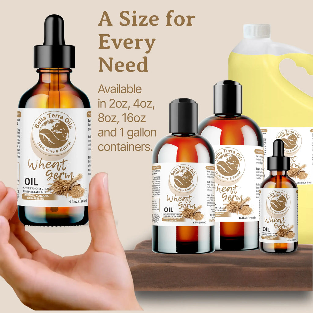 Bulk Wholesale Wheat Germ Oil Gallon - Bella Terra Oils