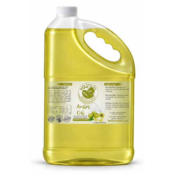 Amla Oil - Wholesale — 1 gallon (128 oz) bottle — Bella Terra Oils