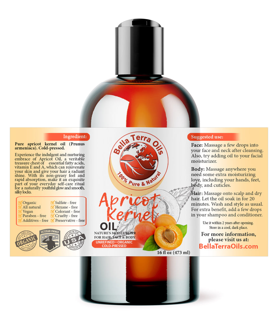 Earth's Care  Apricot Kernel Oil 8 FL. OZ.