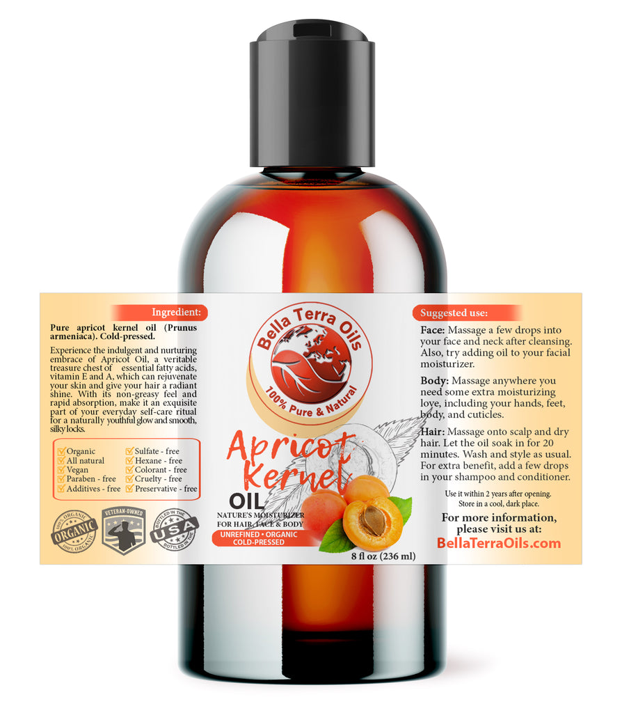 Apricot Kernel Oil - Bella Terra Oils