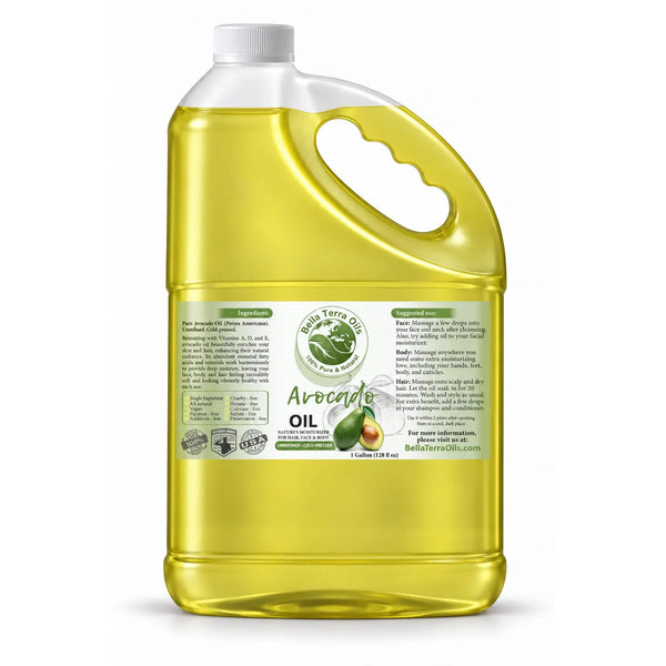 Avocado Oil - Wholesale — 1 gallon (128 oz) bottle — Bella Terra Oils