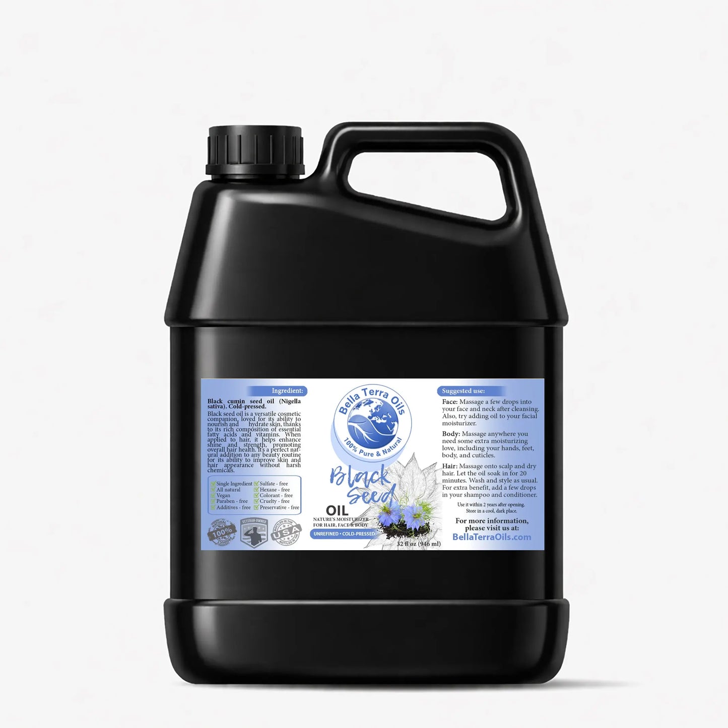 Black Seed Oil Gallon - 128oz