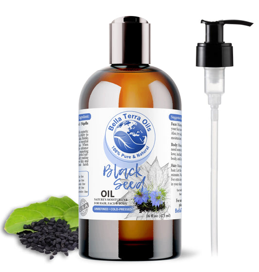 Black Seed Oil: Cold-Pressed, Natural, Versatile for Health and Wellness - Bella Terra Oils