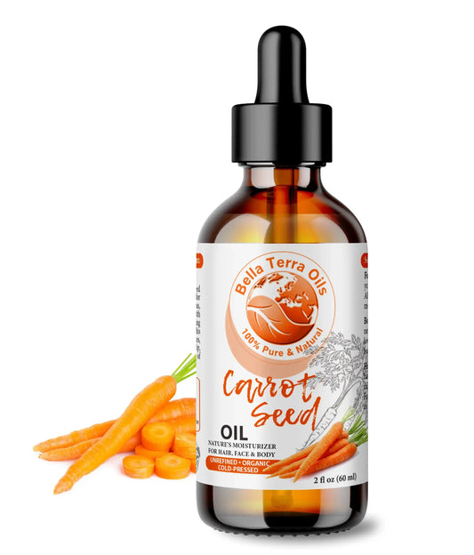 Carrot Seed Oil: Natural, Cold-Pressed, Perfect for Skin Rejuvenation - Bella Terra Oils