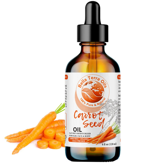 Carrot Seed Oil: Natural, Cold-Pressed, Perfect for Skin Rejuvenation - Bella Terra Oils