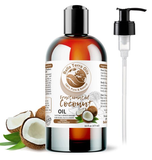 Coconut Oil: Organic, Cold-Pressed, Perfect for Hair, Skin, and Cooking - Bella Terra Oils