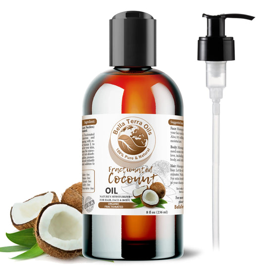 Coconut Oil: Organic, Cold-Pressed, Perfect for Hair, Skin, and Cooking - Bella Terra Oils