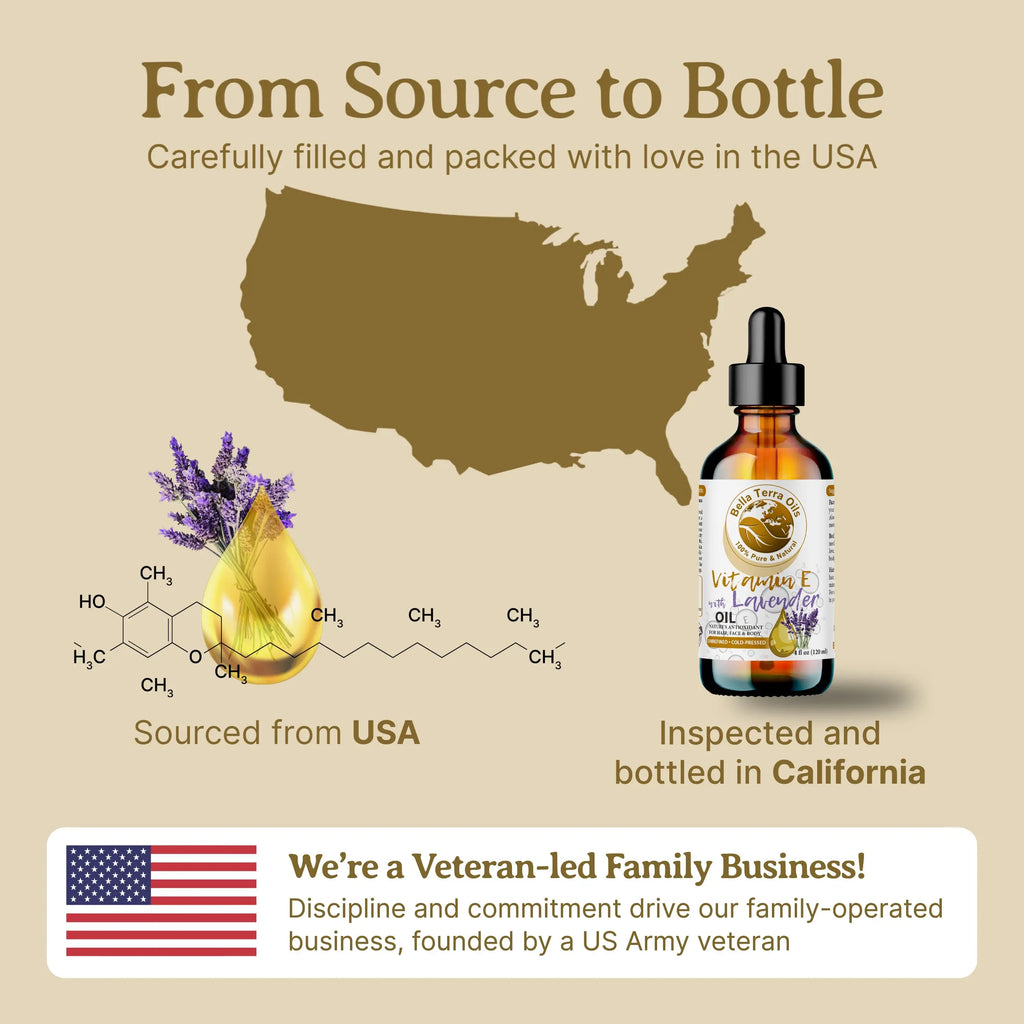 Bulk Wholesale Vitamin E & Lavender Fusion Gallon - Bella Terra Oils