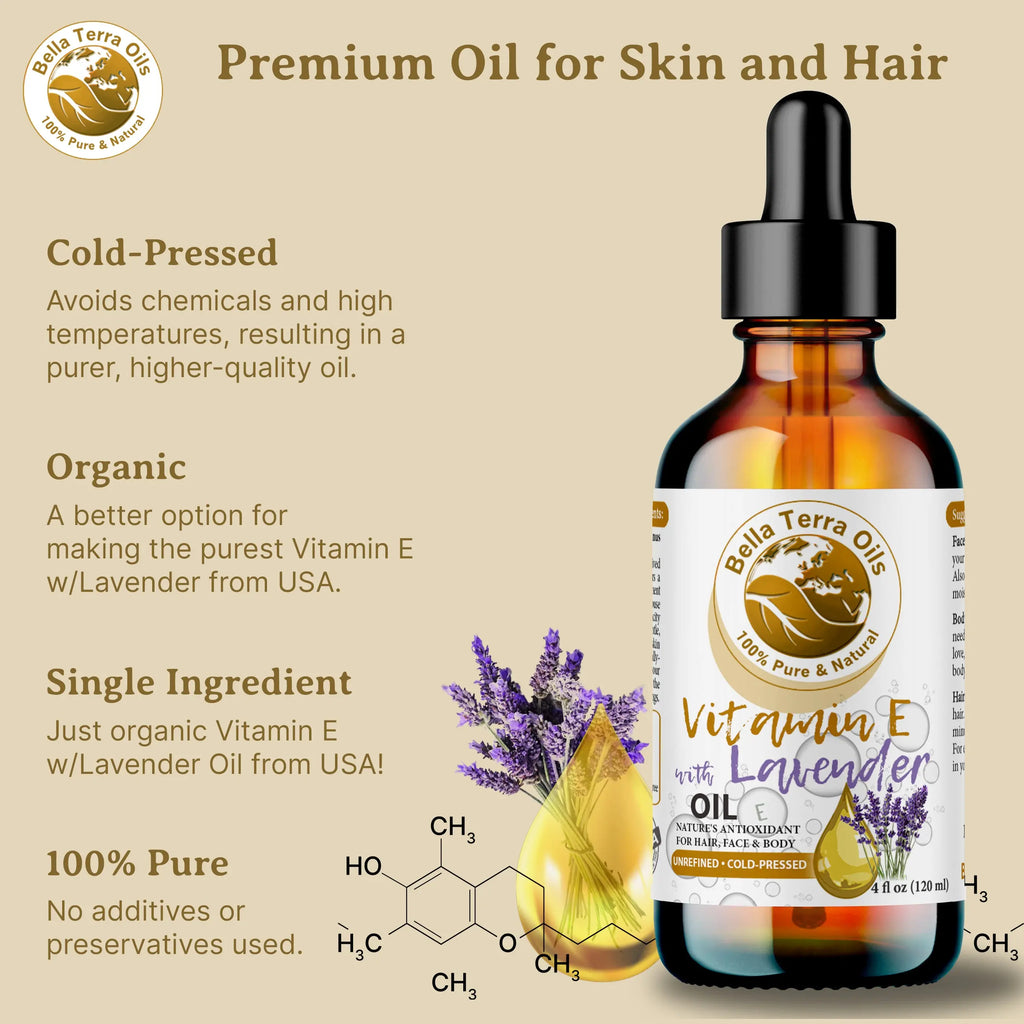 Bulk Wholesale Vitamin E & Lavender Fusion Gallon - Bella Terra Oils