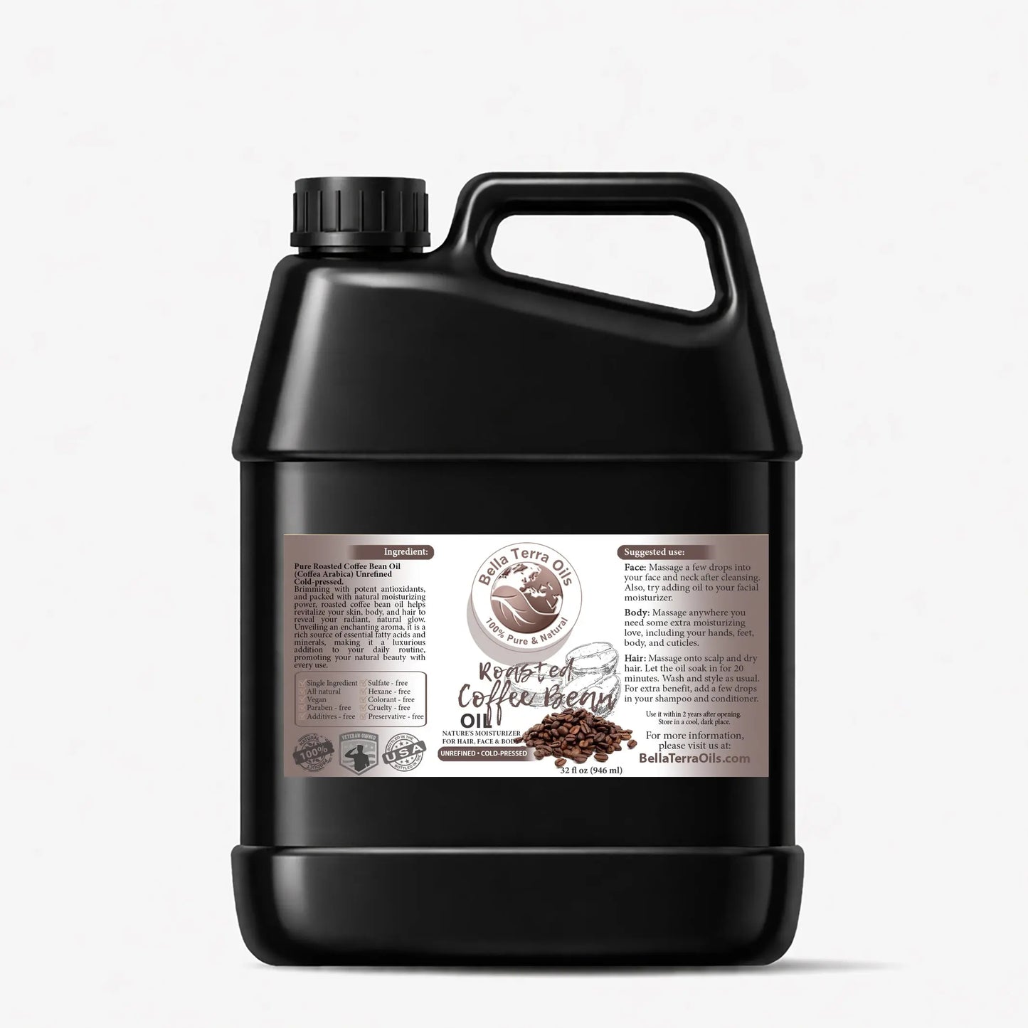 Roasted Coffee Bean Oil Gallon - 128oz