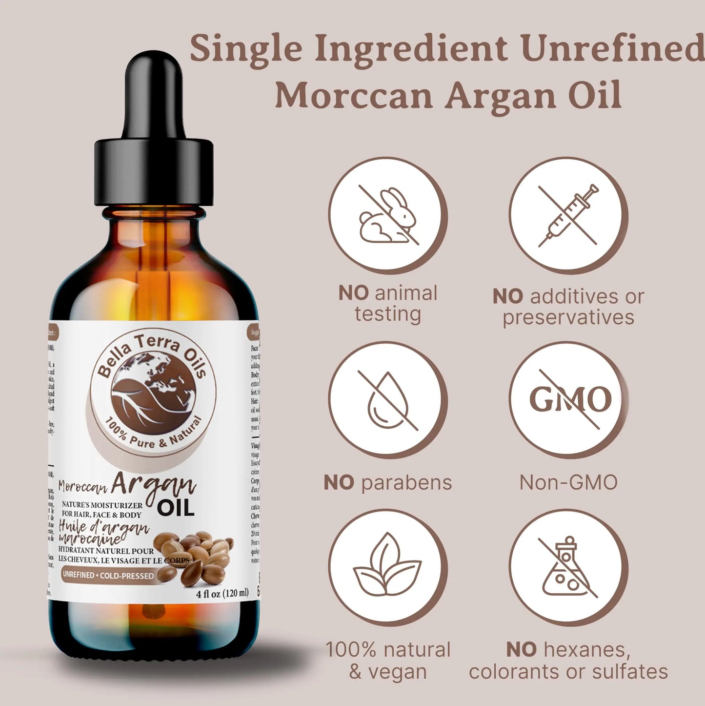 Moroccan Argan Oil Gallon - 128oz