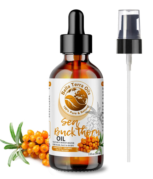 Sea Buckthorn Oil: Cold-Pressed, Nutrient-Rich, Ideal for Holistic Skin Care - Bella Terra Oils