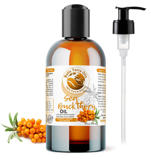 Sea Buckthorn Oil: Cold-Pressed, Nutrient-Rich, Ideal for Holistic Skin Care - Bella Terra Oils