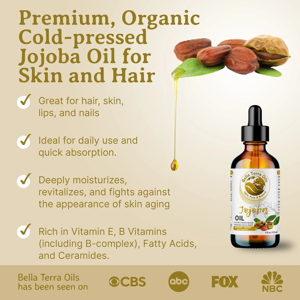 Golden Jojoba Oil - Bella Terra Oils