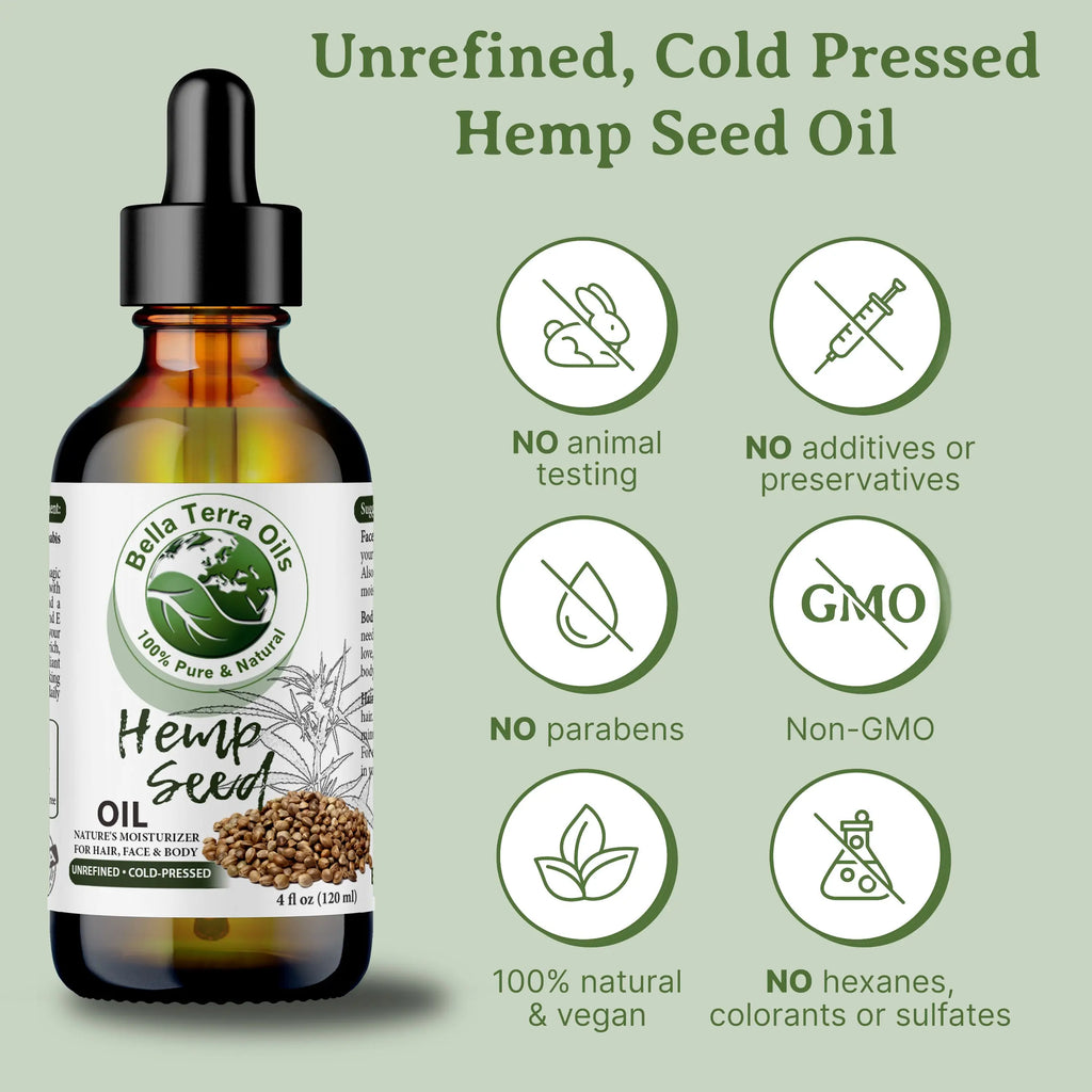 Hemp Seed Oil - Bella Terra Oils