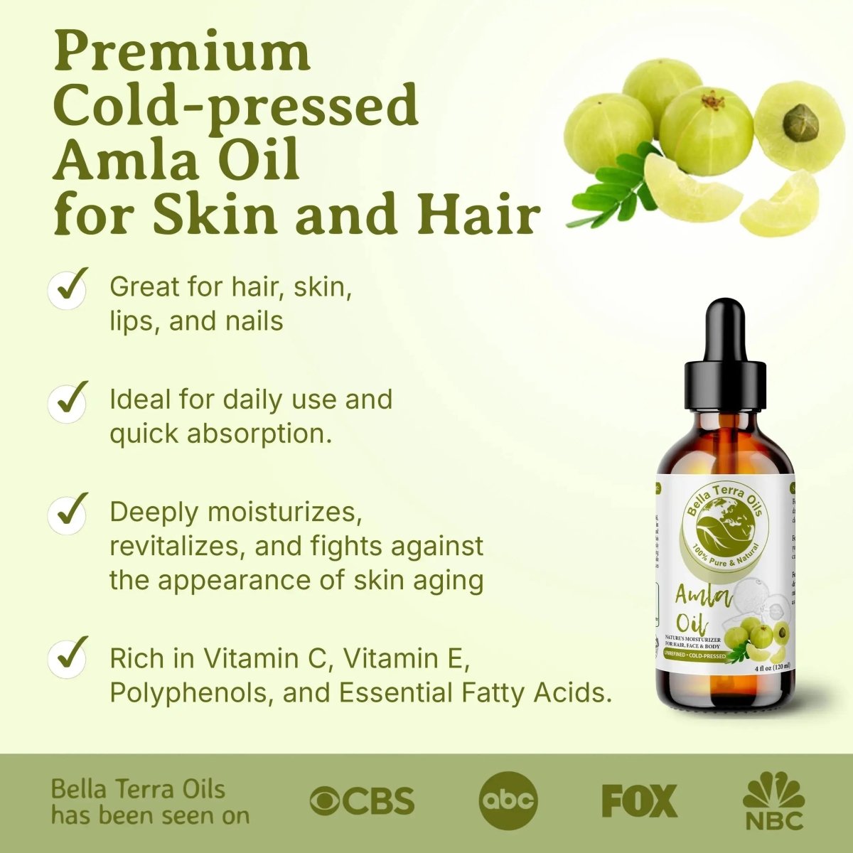 Amla Oil Gallon – 128oz - Bella Terra Oils