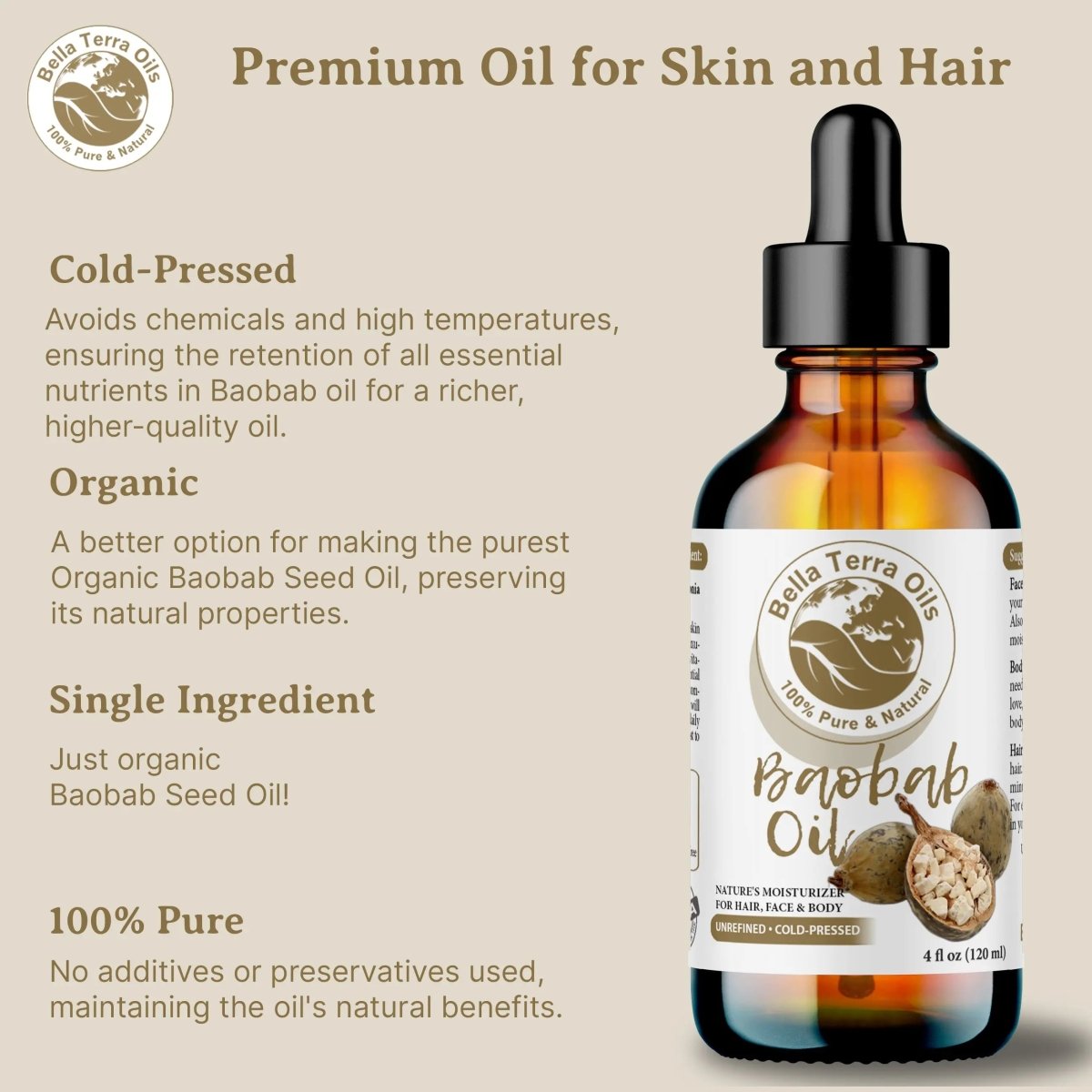 Baobab Oil - Bella Terra Oils