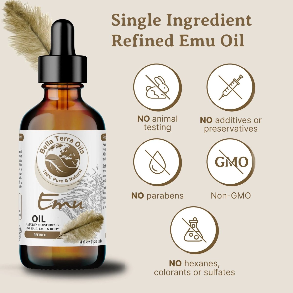 Emu Oil - Bella Terra Oils