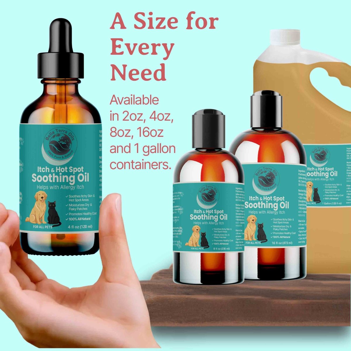 FurFirst Aid Universal Skin Soother Oil - Bella Terra Oils