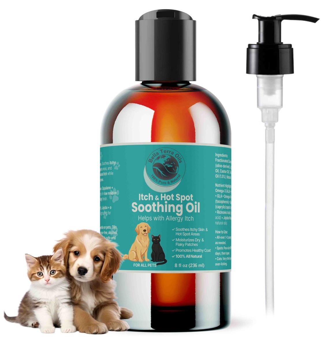 FurFirst Aid Universal Skin Soother Oil - Bella Terra Oils