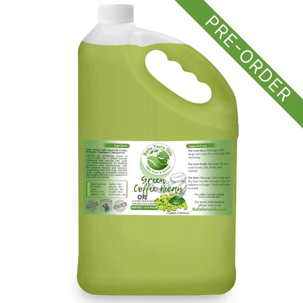 Green Coffee Bean Oil Gallon - 128oz - Bella Terra Oils