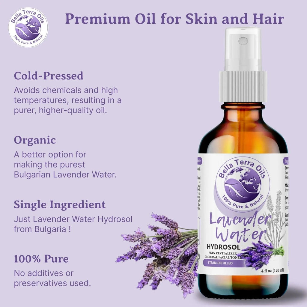 Lavender Water Hydrosol - Bella Terra Oils