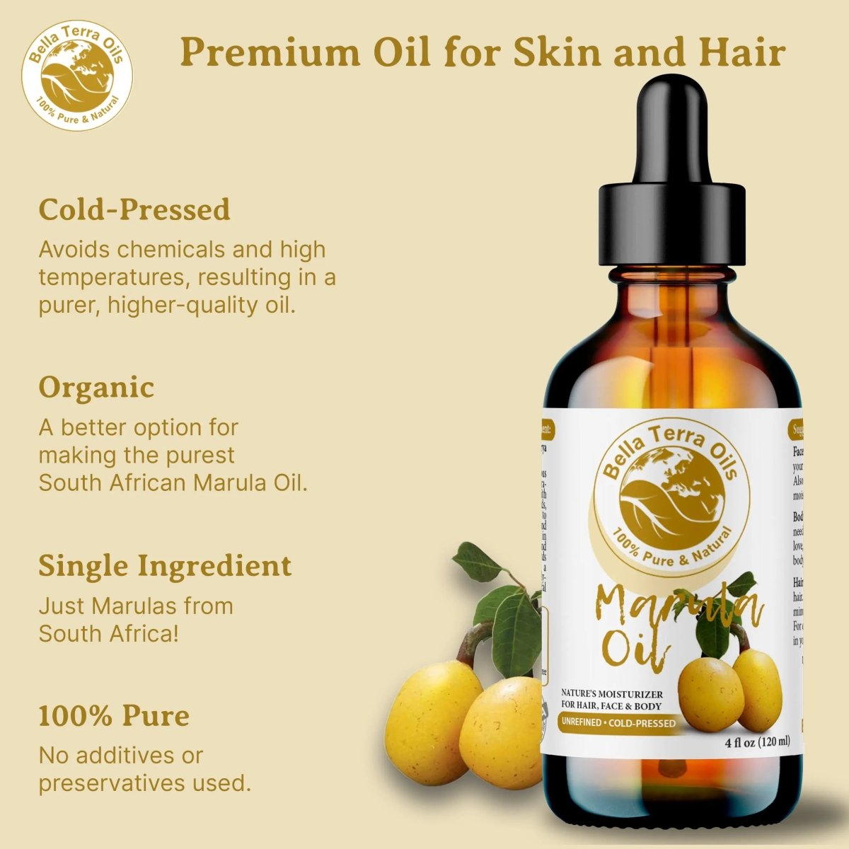 Marula Oil Gallon - 128oz - Bella Terra Oils