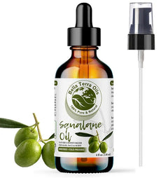 4 oz Olive Squalane Oil packaging