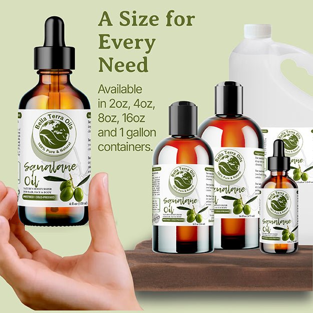 Olive Squalane Oil - Bella Terra Oils
