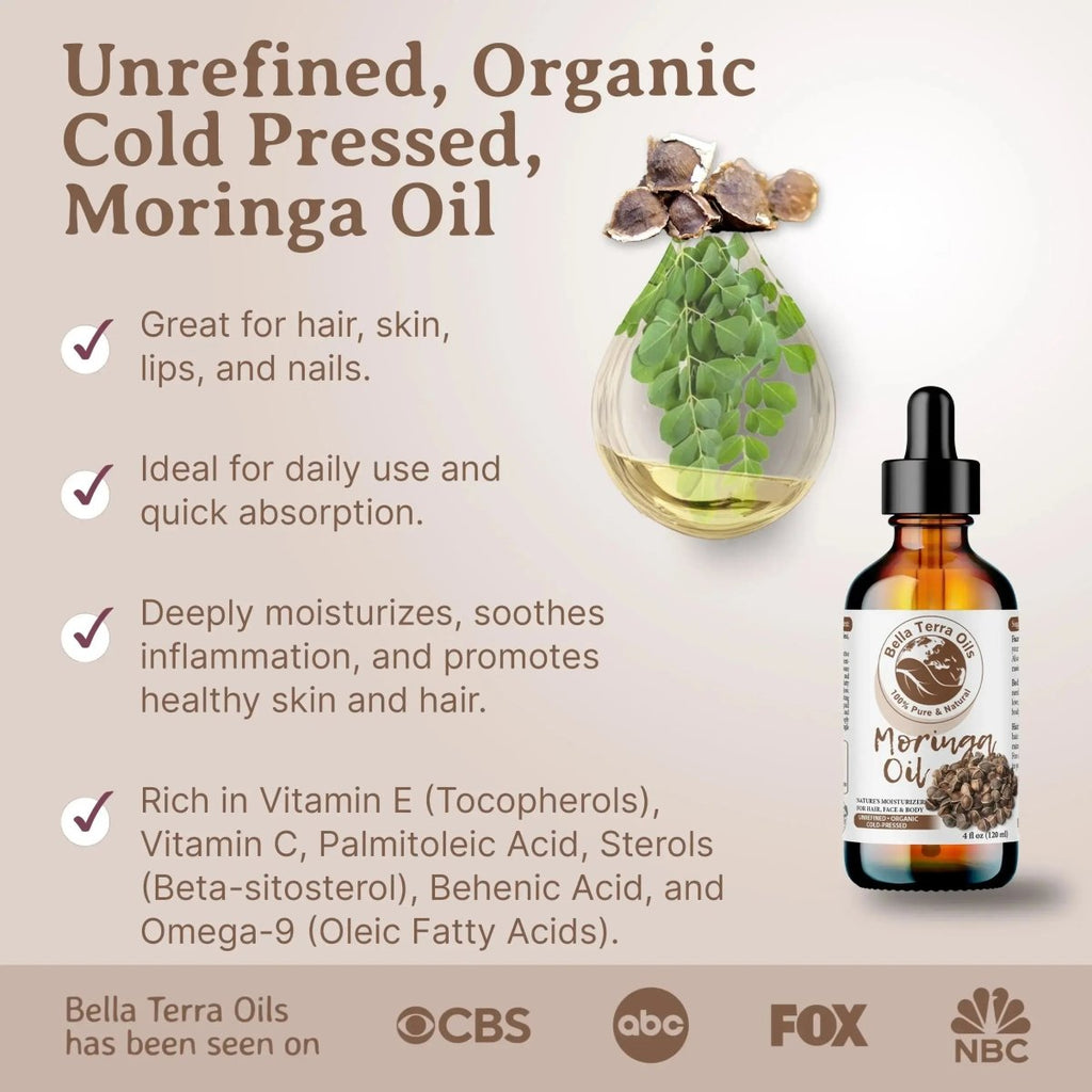 Organic Moringa Oil Gallon - 128oz - Bella Terra Oils